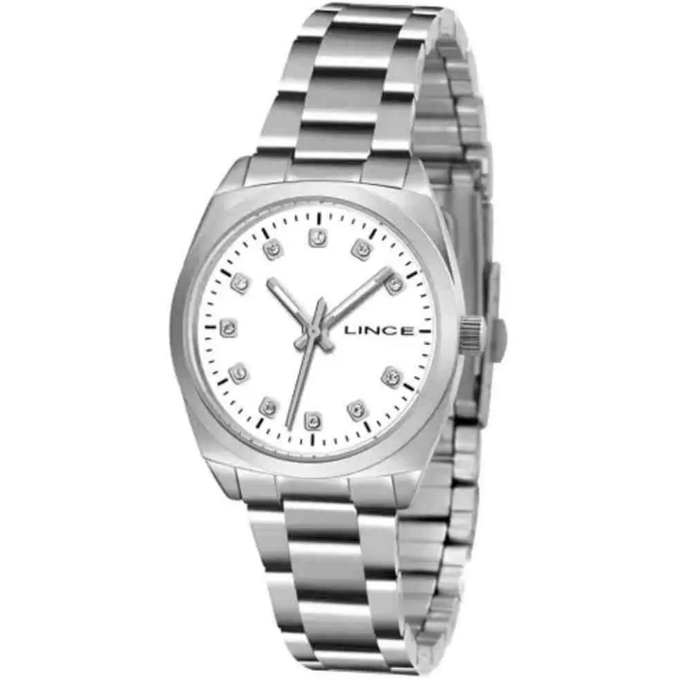 Relógio Feminino Lince Lrmh035l B1sx Casual Prata Prata 1