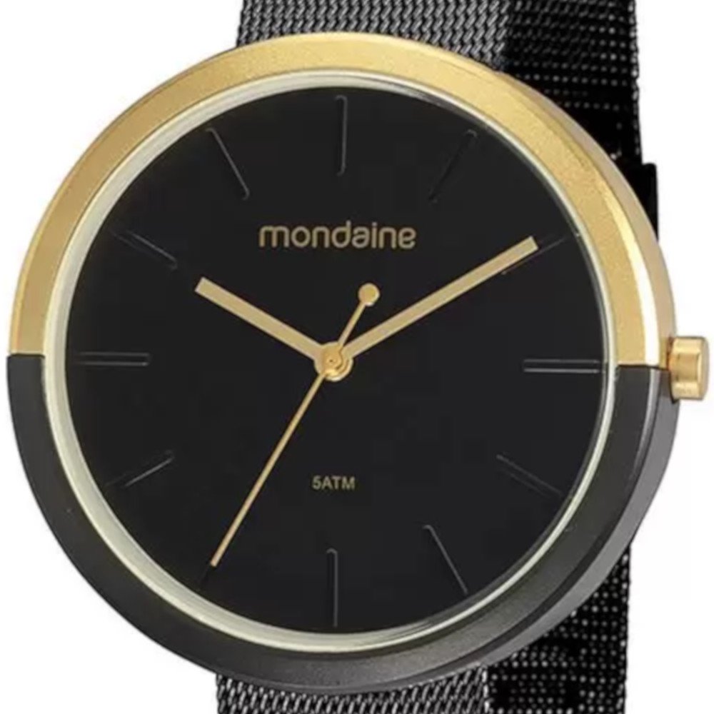 Relógio Mondaine Feminino Minimalista 32120LPMVHE3 Preto 2