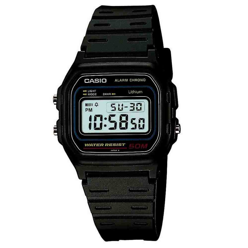 Relógio Casio Vintage Preto Unissex W-59-1VQ-SC