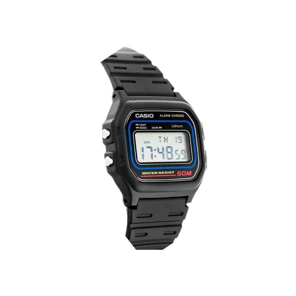 Relógio Casio Vintage Preto Unissex W-59-1VQ-SC Preto 2