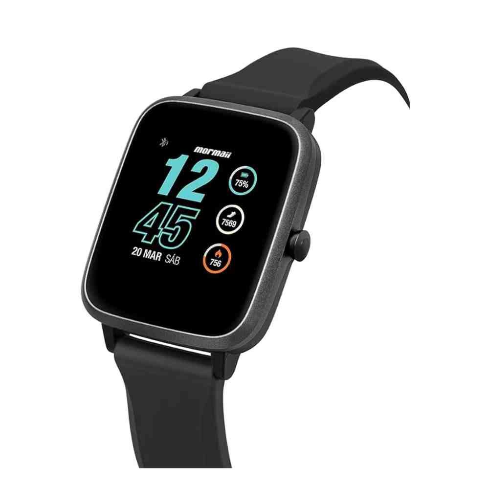 Smartwatch Mormaii Life Preto Unissex MOLIFEAB/8P Preto 2