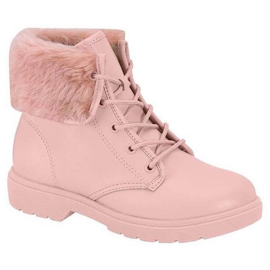 Bota Molekinha Coturno 2164117- Feminino Rosa 1