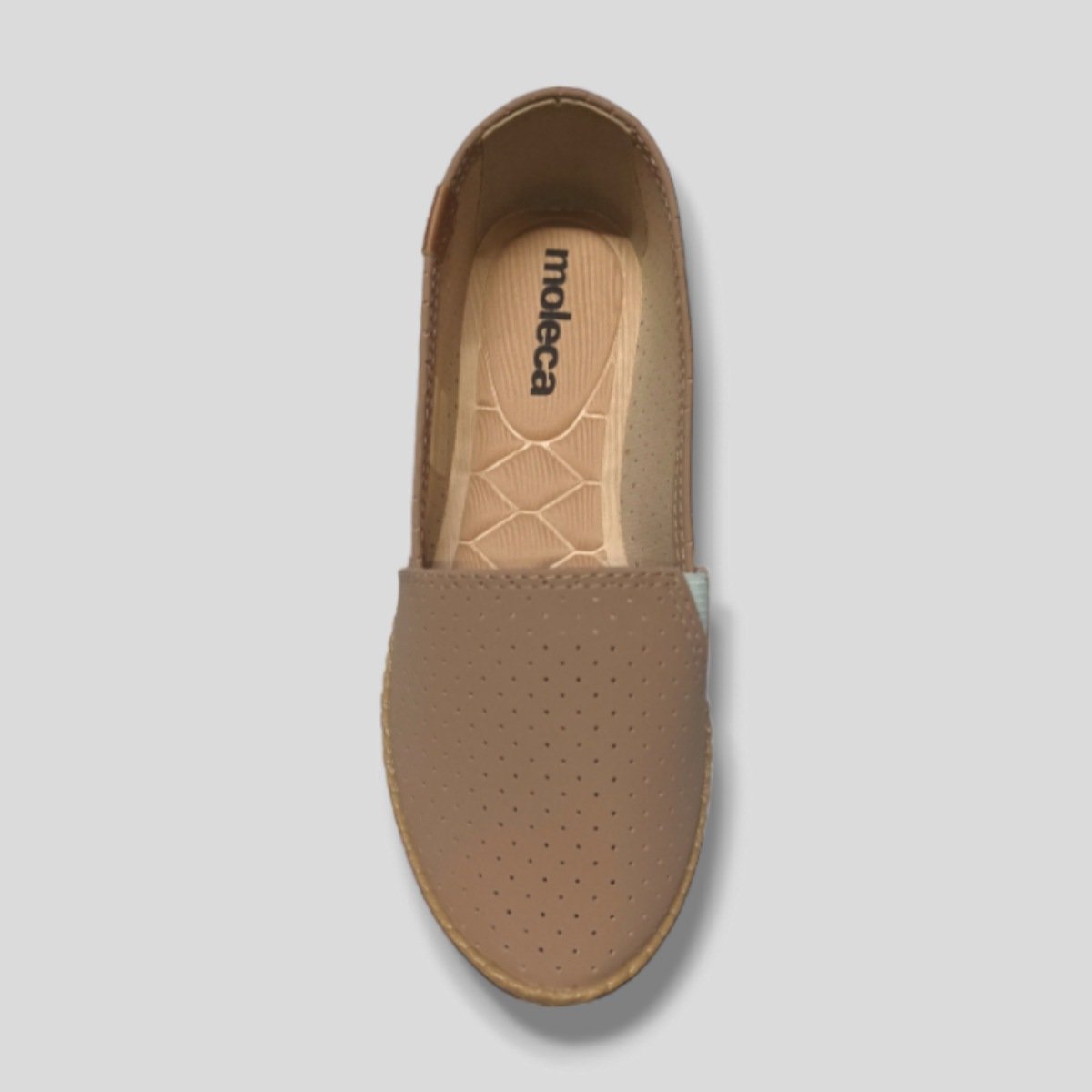 Sapatilha Moleca Nobuck 5287210 - Feminino Bege 3