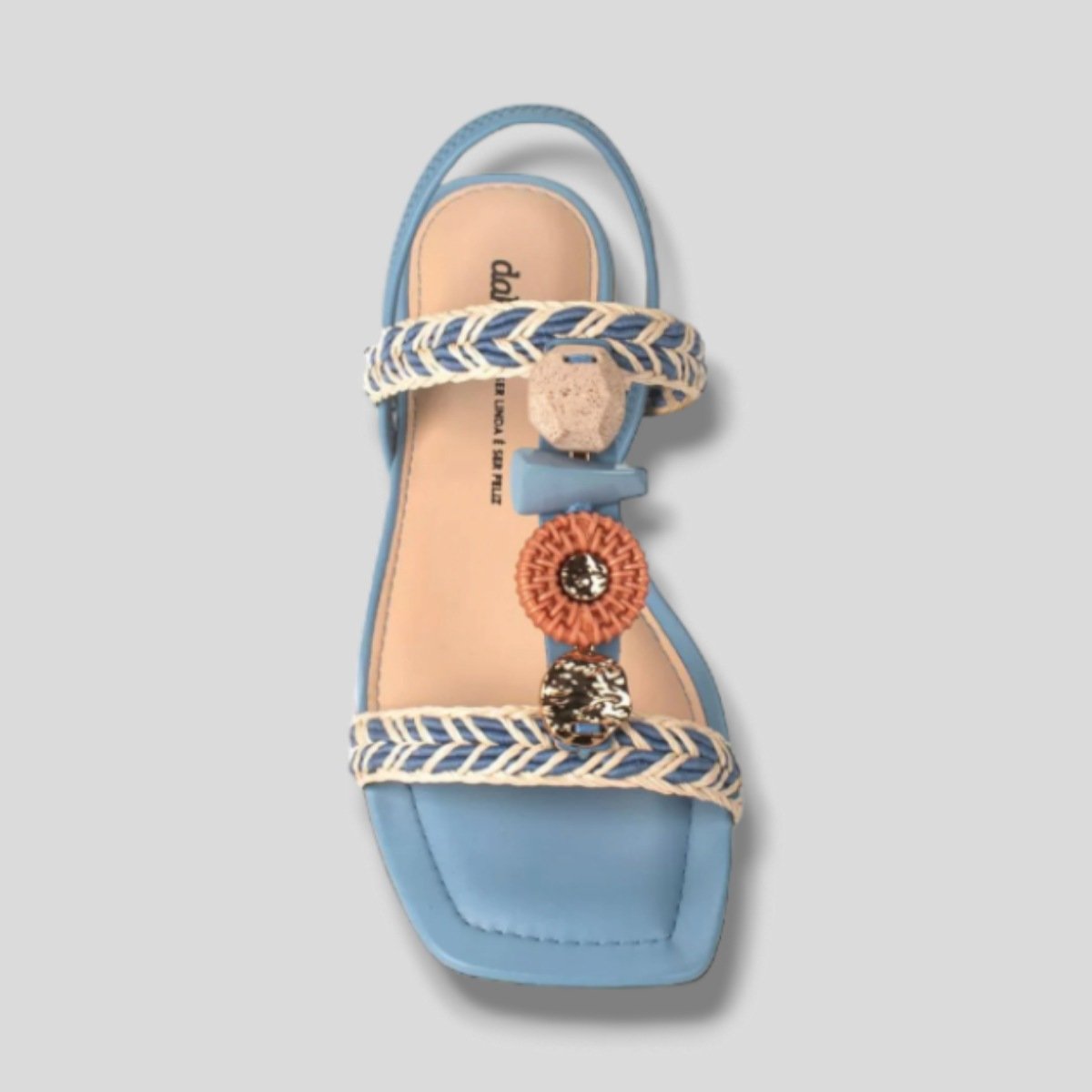 Sandália Dakota Rasteira 6791 - Feminino Azul 3