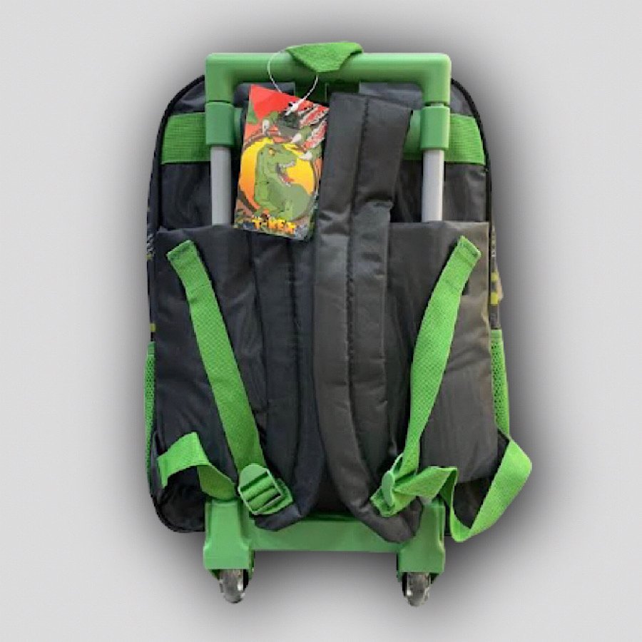 Kit Mochila de Rodinha Luxcel Up4you T-Rex 39342 Preto 4