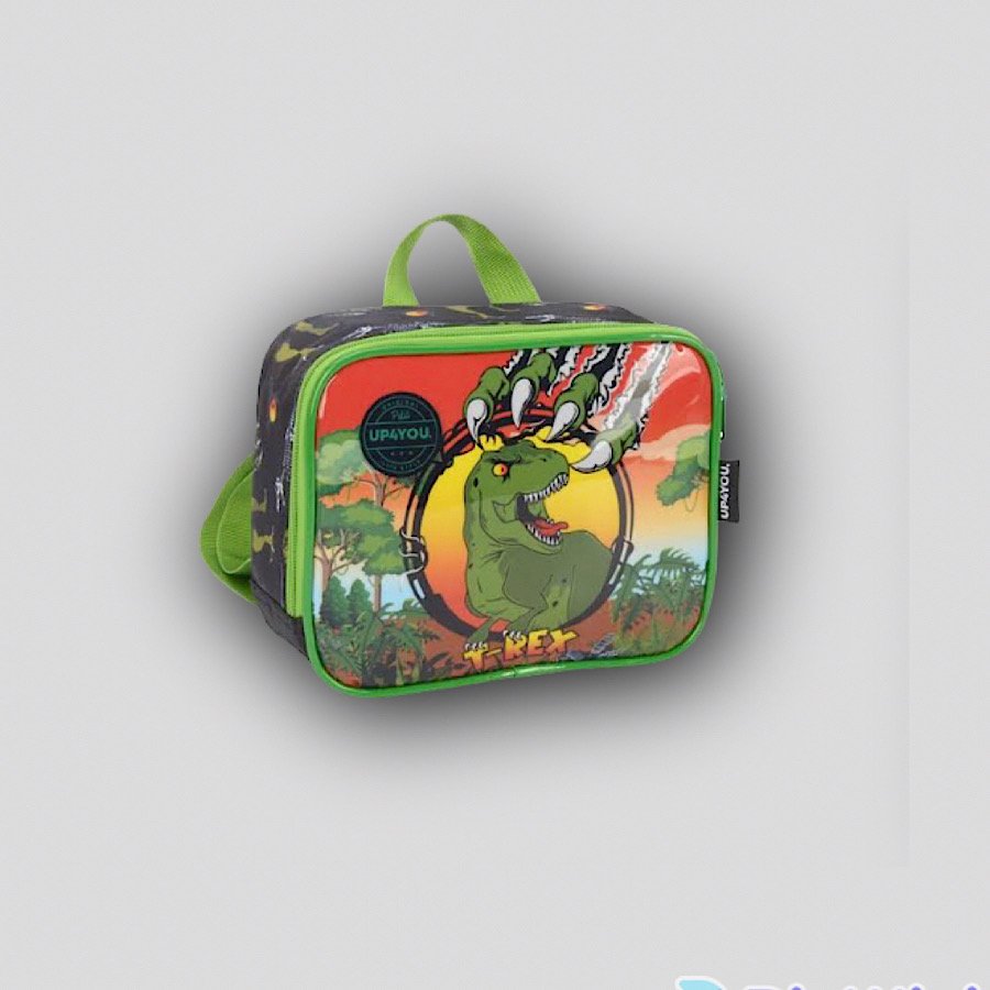 Kit Mochila de Rodinha Luxcel Up4you T-Rex 39342 Preto 5