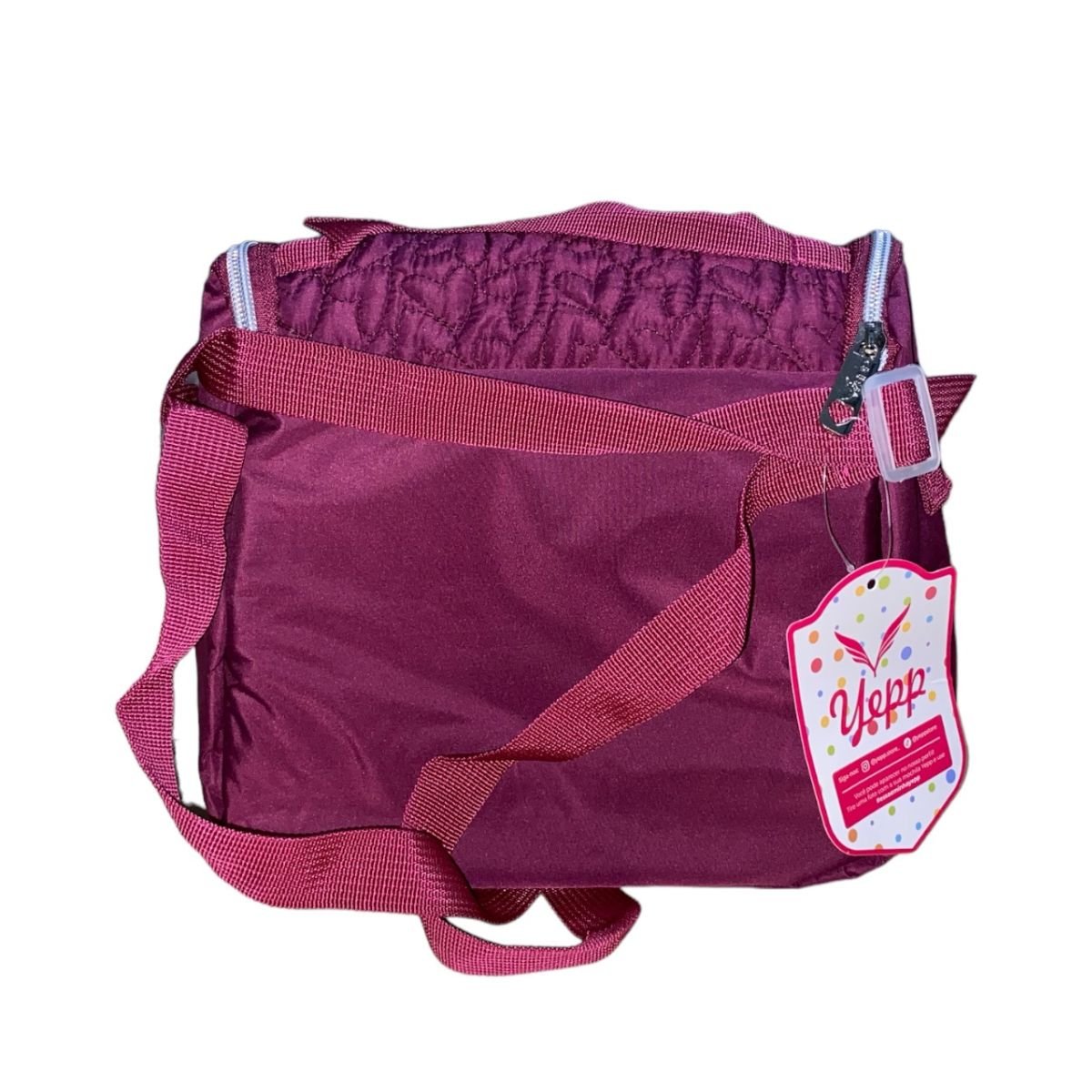 Kit Mochila de Rodinha Yepp  Good Vibes 8155 Roxo 7