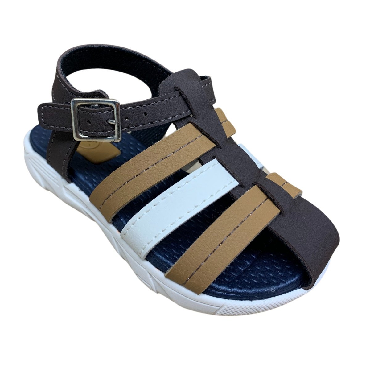 Sandália Molekinho Napa Floter Rustico 2135621 Infantil Marrom