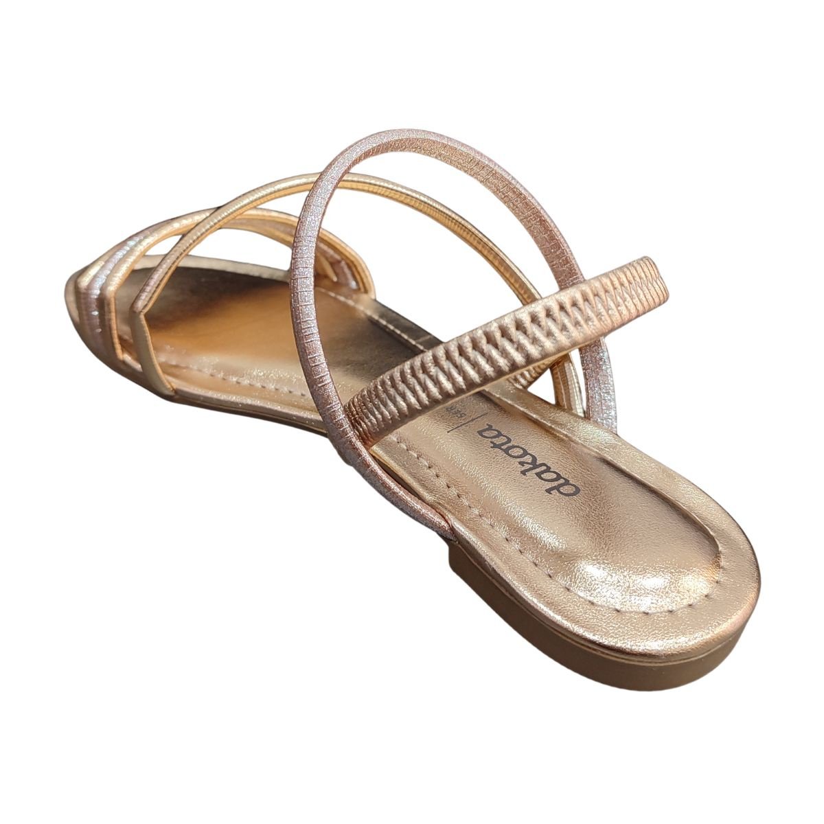 Sandália Dakota Rasteira 8481 - Feminino Dourado 2