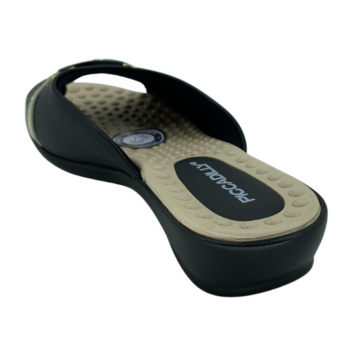 Tamanco Rasteira Piccadilly 500375 - Feminino Preto 6