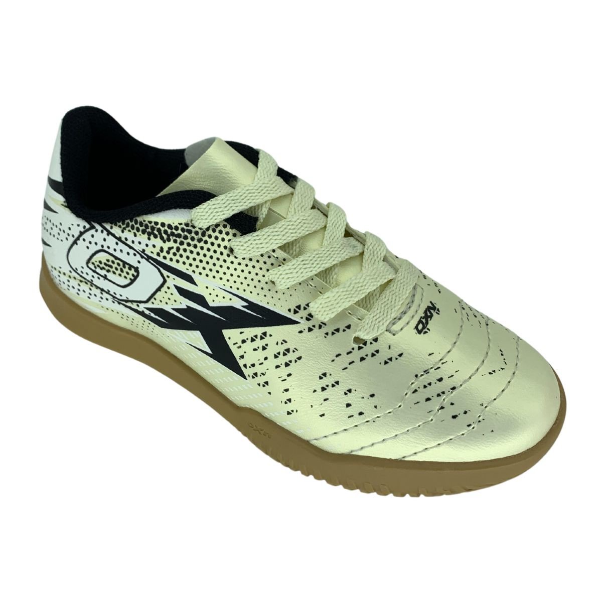 Chuteira Futsal OXN Dynamic 4 - Juvenil Bege 1