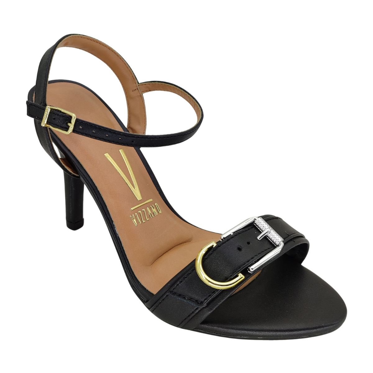 Sandália Vizzano Salto Médio 62491008 - Feminino Preto 1