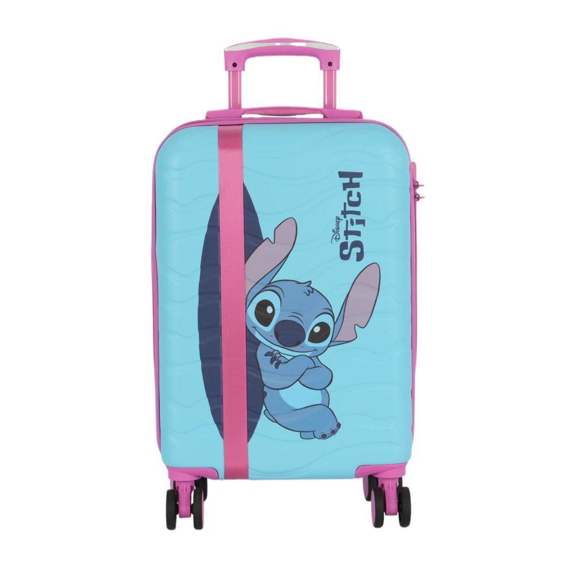 Mala de Rodinha a Bordo Stitch 10483 Juvenil Azul