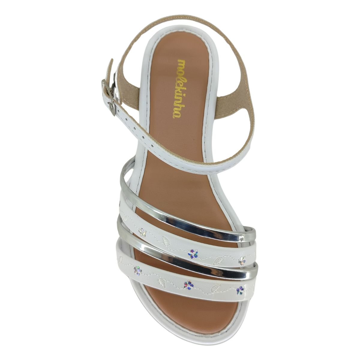 Sandália Molekinha Napa 21571095 - Infantil Branco 4