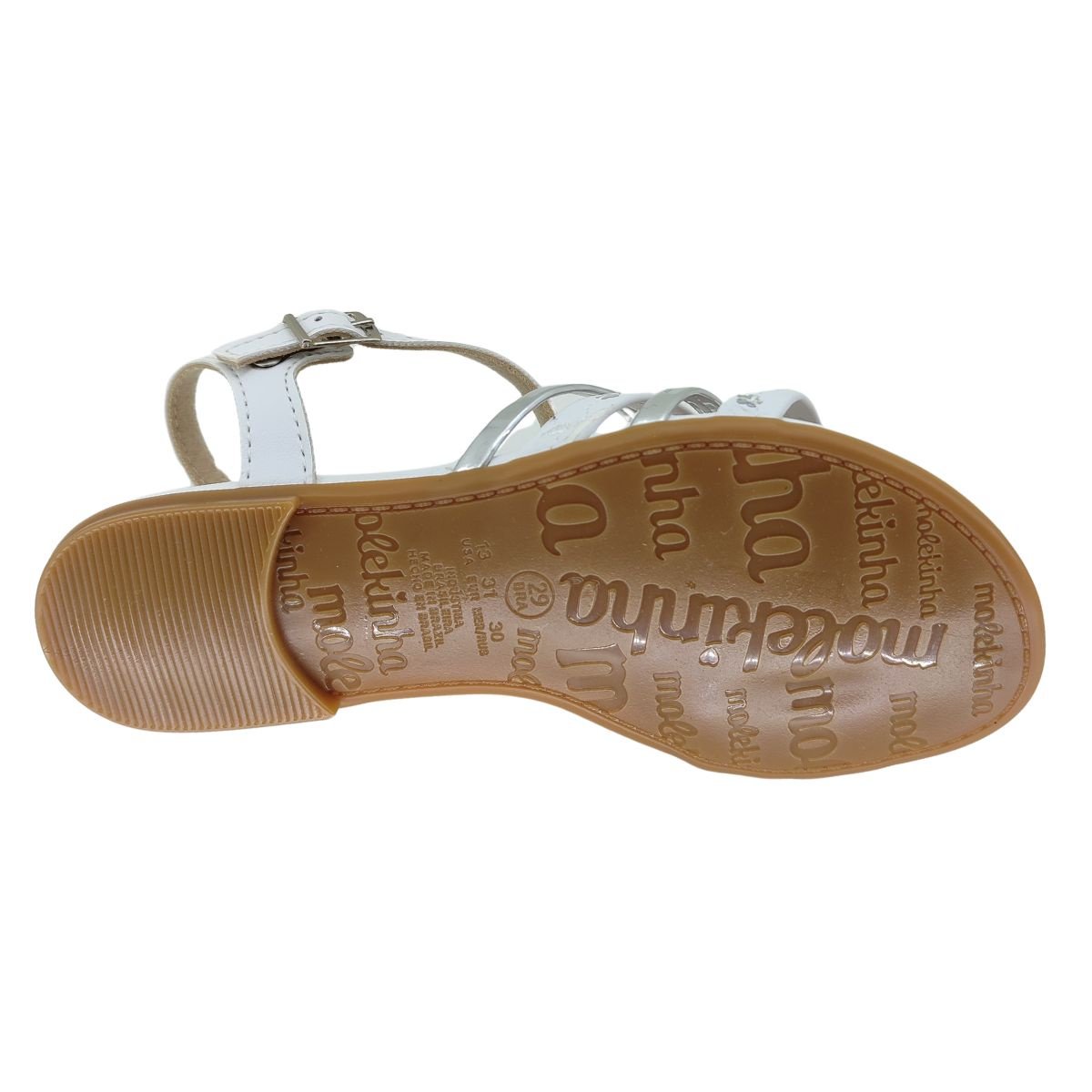 Sandália Molekinha Napa 21571095 - Infantil Branco 5