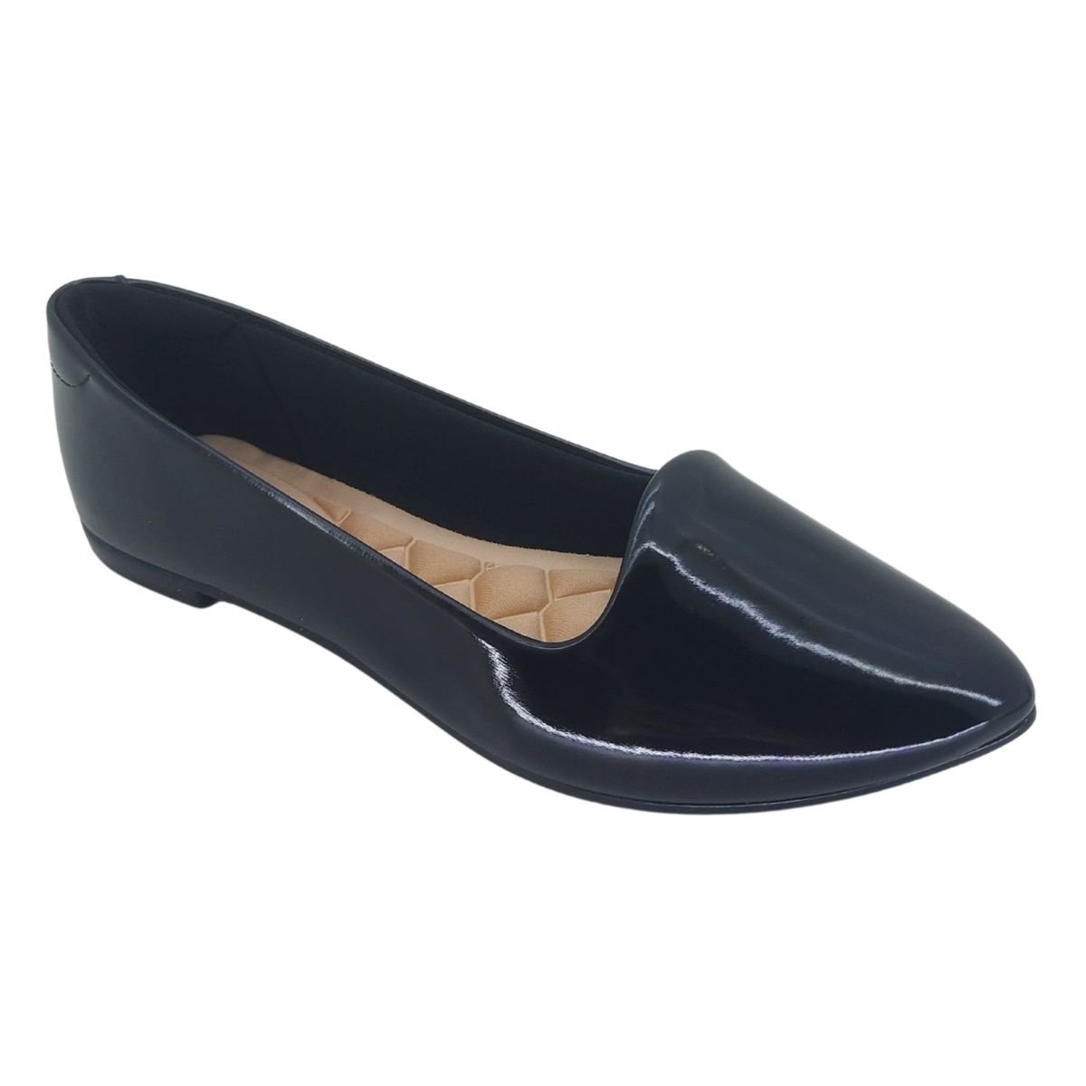 Sapatilha Moleca Verniz 5635816 - Feminino Preto 1