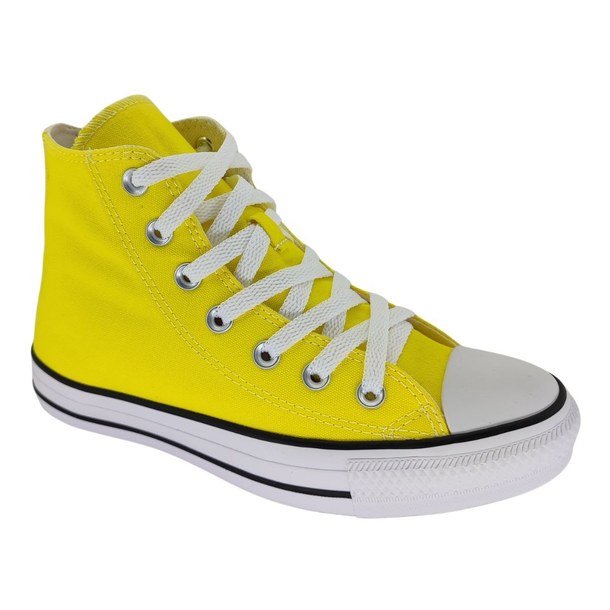 Tênis Converse All Star Chuck Taylor Seasonal Cano Alto CT0419 Amarelo