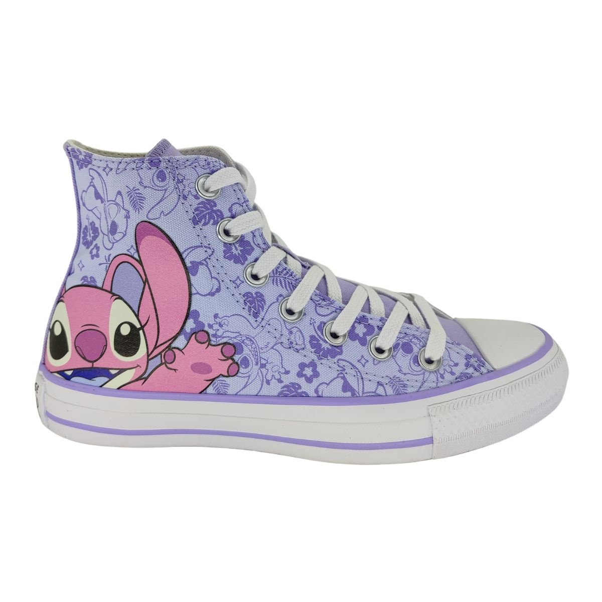 Tênis All Star Converse Stitch Cano Alto CK1379 Unissex Lilás 2