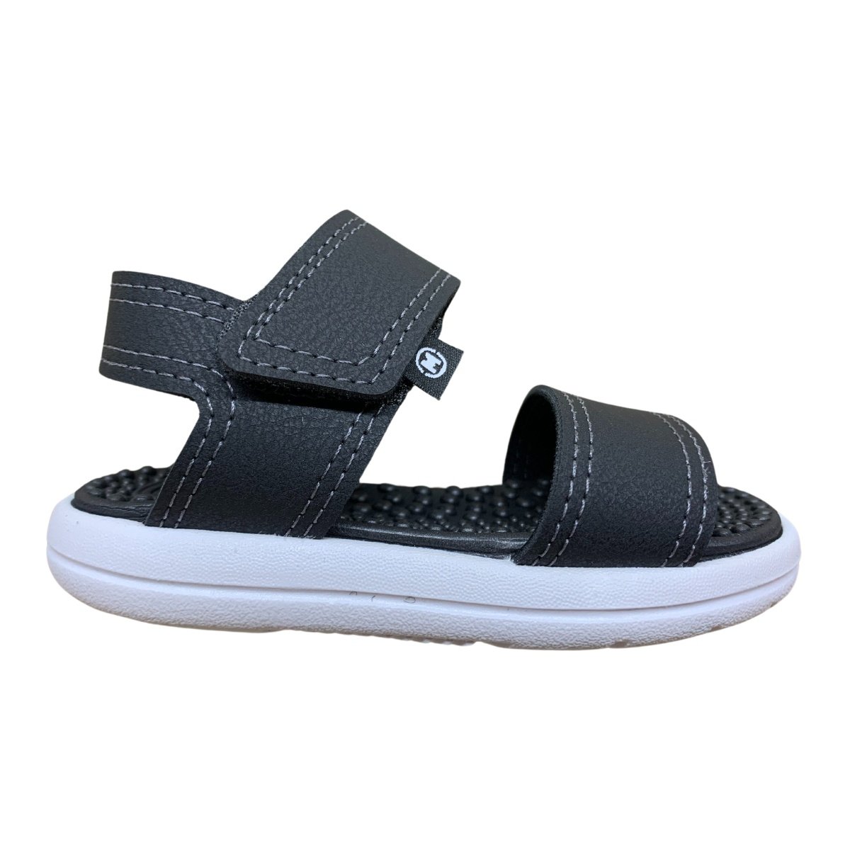 Sandália Molekinho Napa Floter Rustico 2619210 - Infantil Preto 1