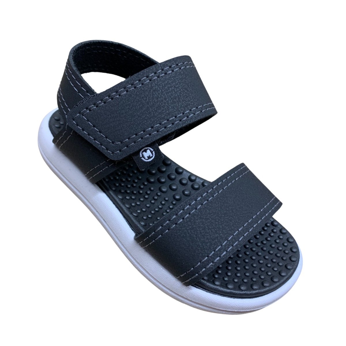 Sandália Molekinho Napa Floter Rustico 2619210 - Infantil Preto 3