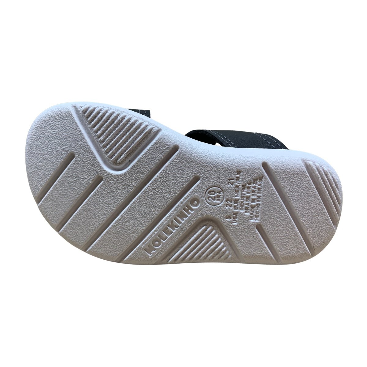 Sandália Molekinho Napa Floter Rustico 2619210 - Infantil Preto 5