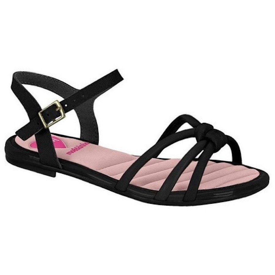 Sandália Molekinha com Tiras 2157877 - Feminino Preto 1