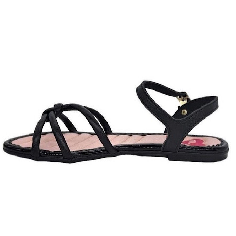 Sandália Molekinha com Tiras 2157877 - Feminino Preto 3