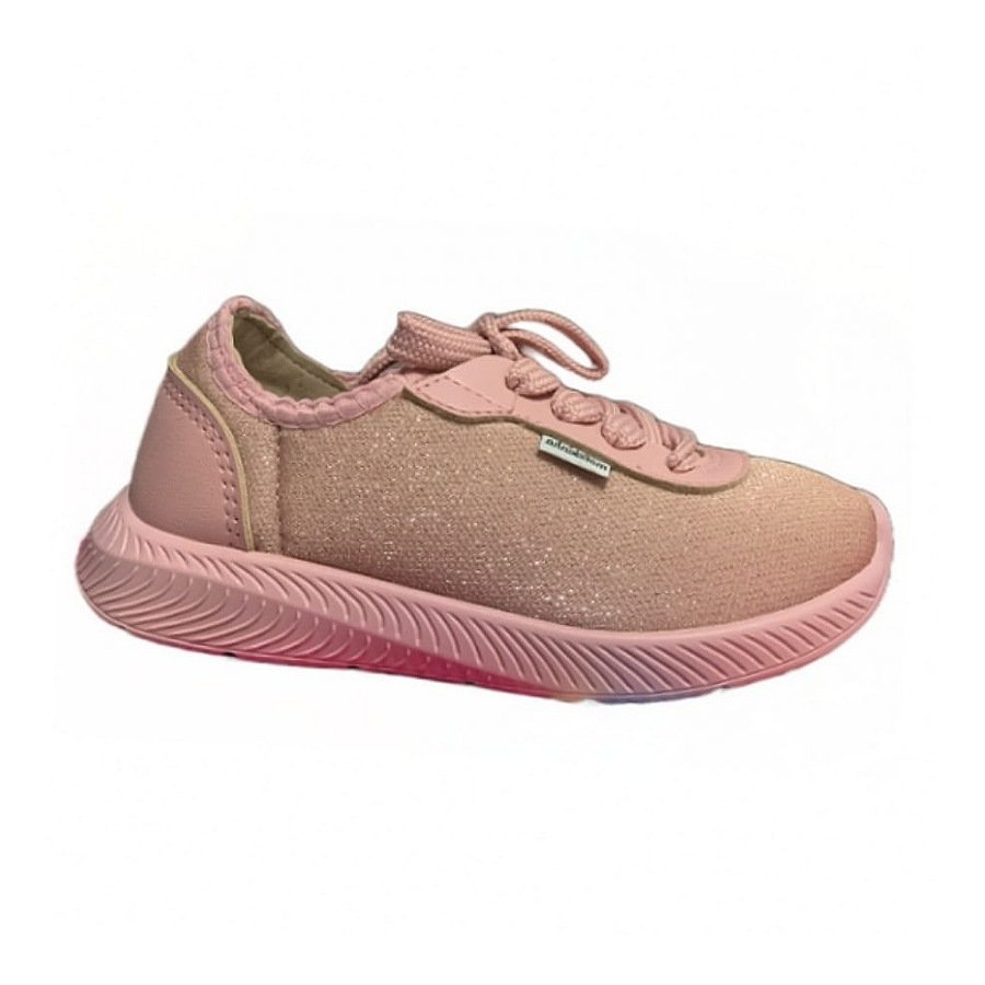 Tênis Molekinha Tecido Glitter 2556105 - Feminino