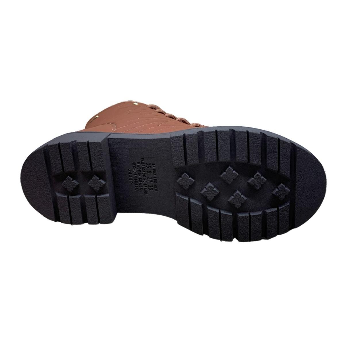 Bota Coturno Dakota Salto Bloco G9575 - Feminino Marrom 4