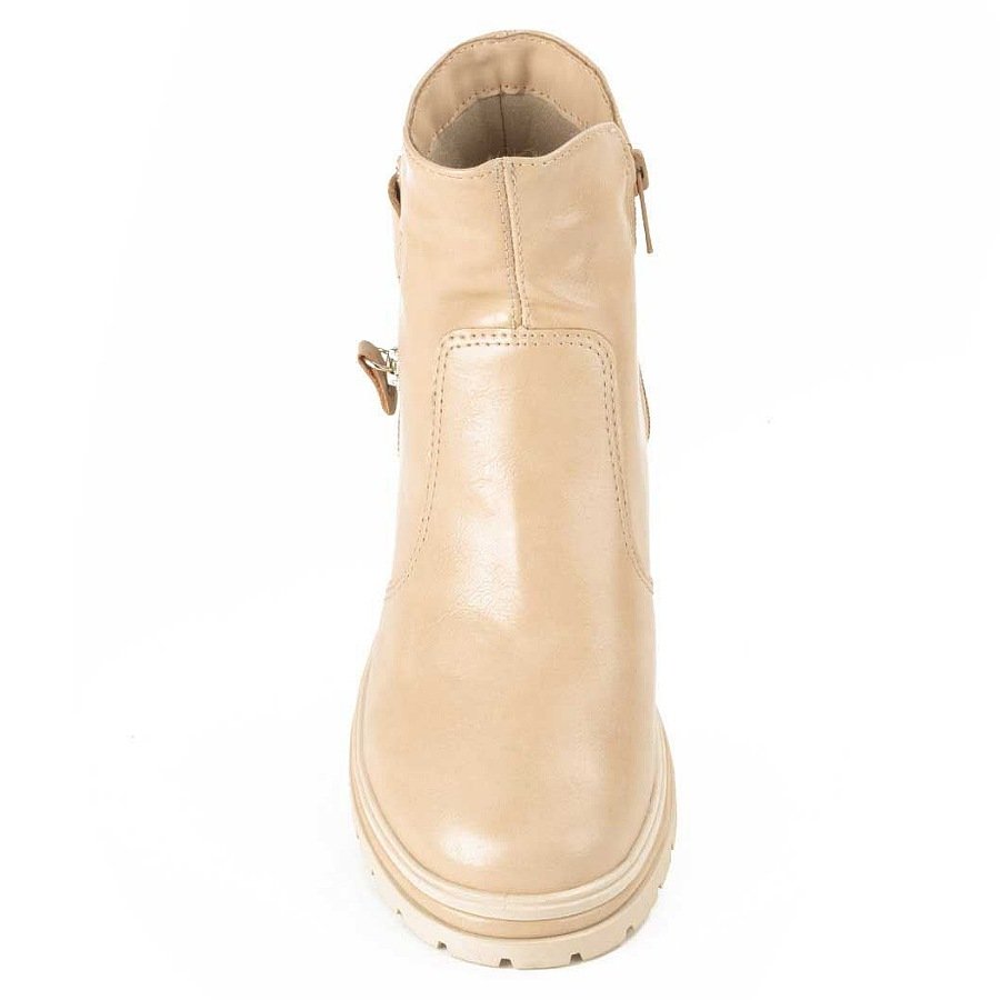 Bota Dakota Cano Curto Tratorada G5692 - Feminino Bege 3