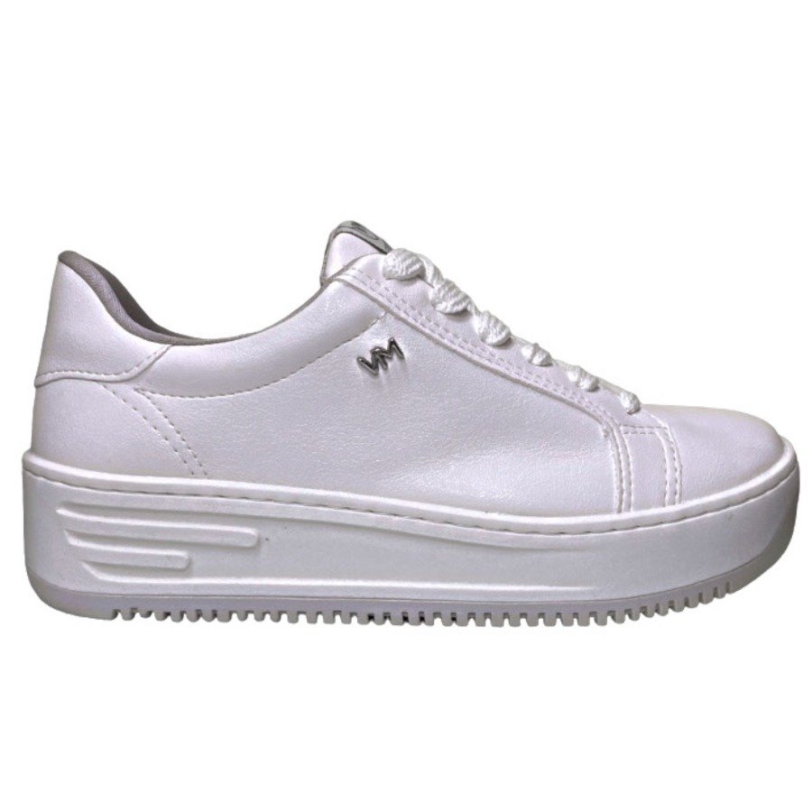 Tênis Via Marte Casual Flatform 065001 - Feminino Branco 1