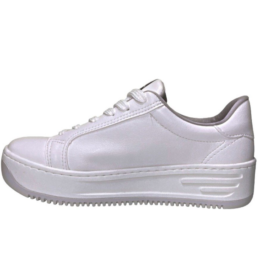 Tênis Via Marte Casual Flatform 065001 - Feminino Branco 2