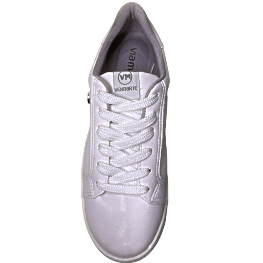 Tênis Via Marte Casual Flatform 065001 - Feminino Branco 3