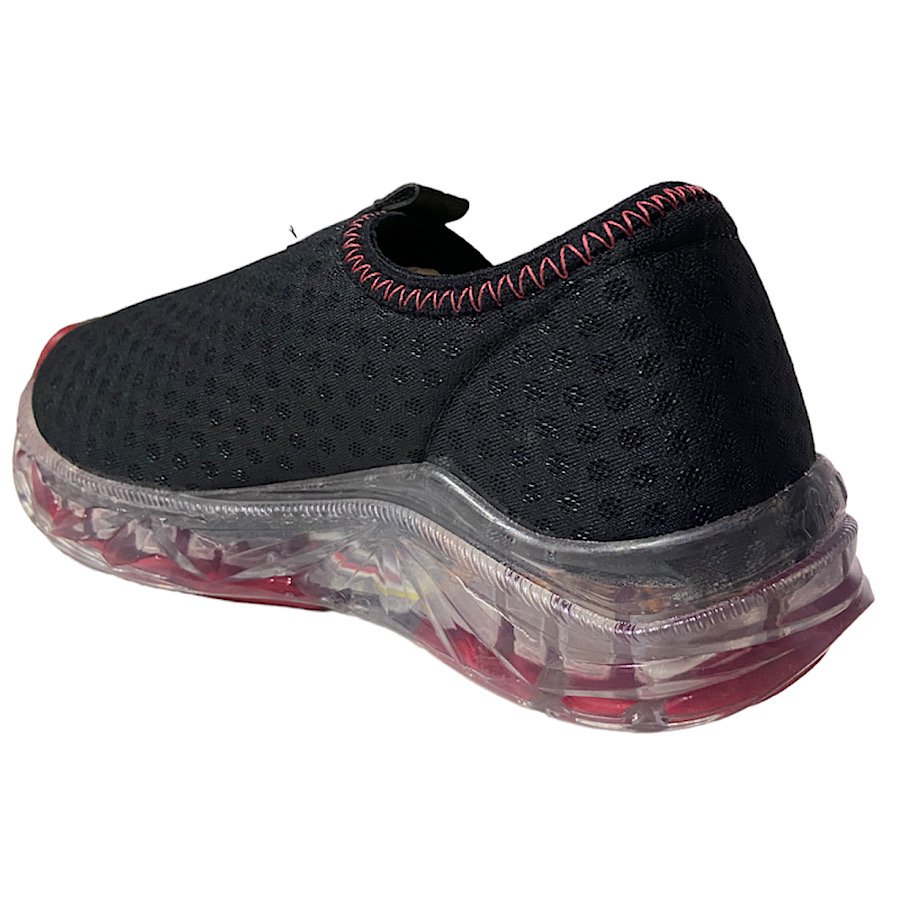 Tênis Kidy Com Led Light Fun 0350074 - Infantil Preto/Vermelho 3