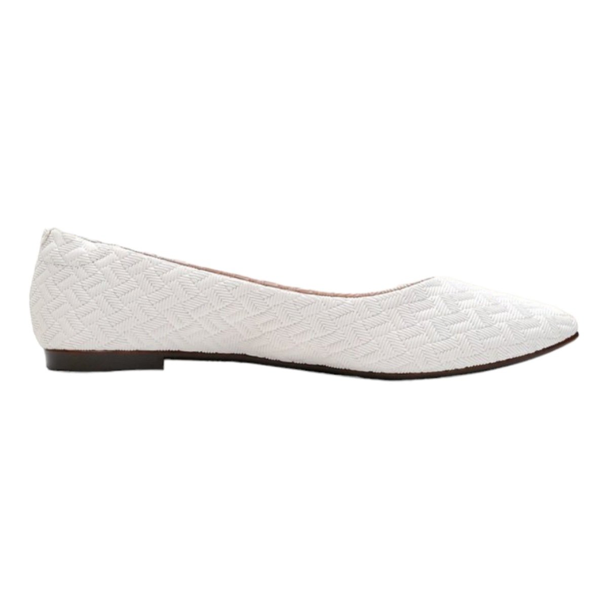 Sapatilha Moleca Napa Trama 5635800 - Feminino Branco 1