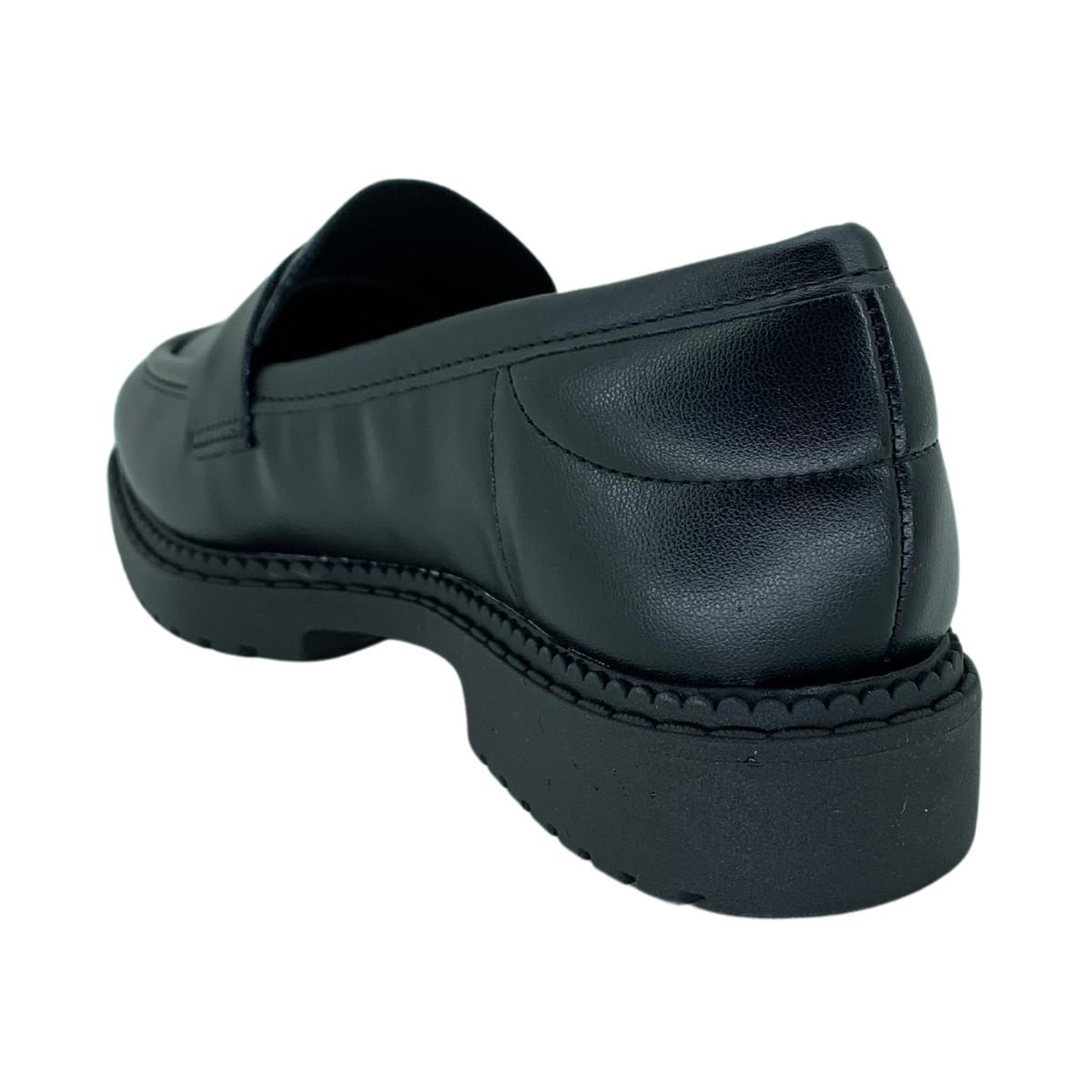 Sapato Moleca Mocassim Napa 5823100 - Feminino Preto 5