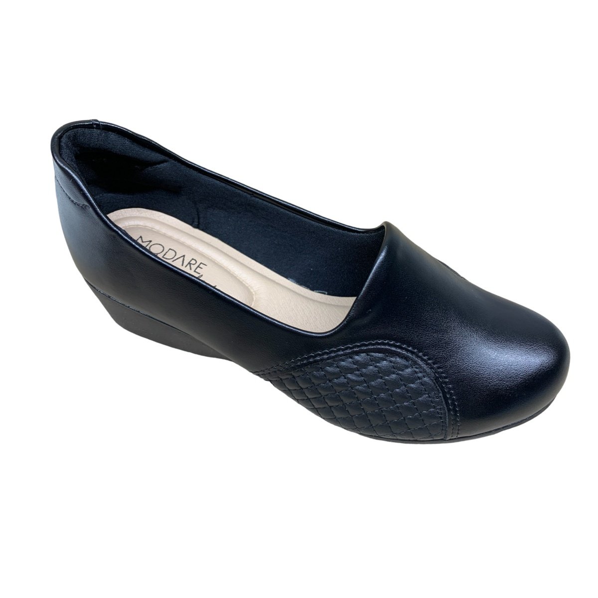 Sapato Modare Anabela Napa 7014229 - Feminino Preto 3