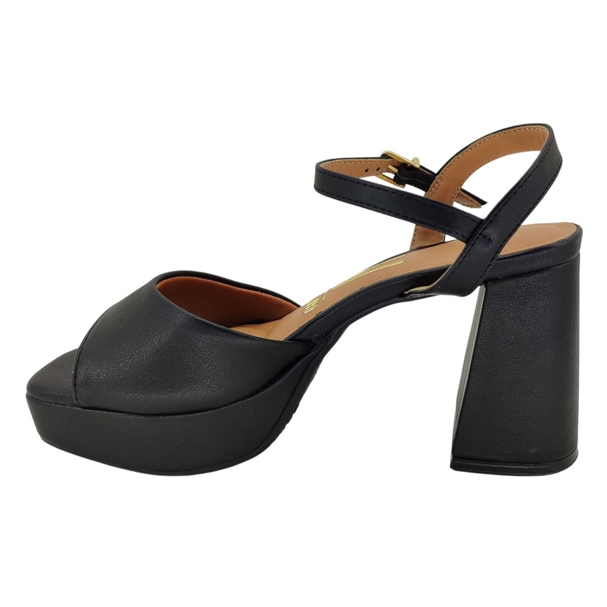 Sandália Vizzano Pelica Salto Bloco 6472207 - Feminino Preto 3