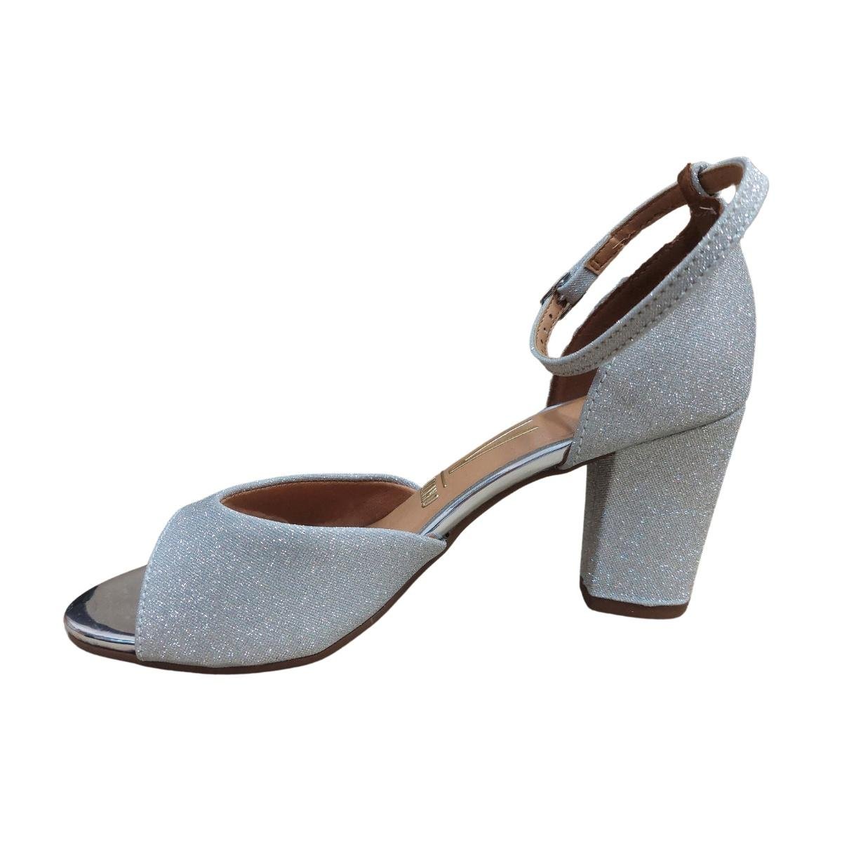 Sandália Vizzano Tela Shine 6262406 - Feminino Prata 3
