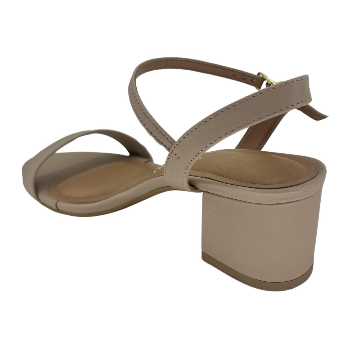 Sandália Vizzano Pelica Salto Grosso 6291900 - Feminino Bege 2