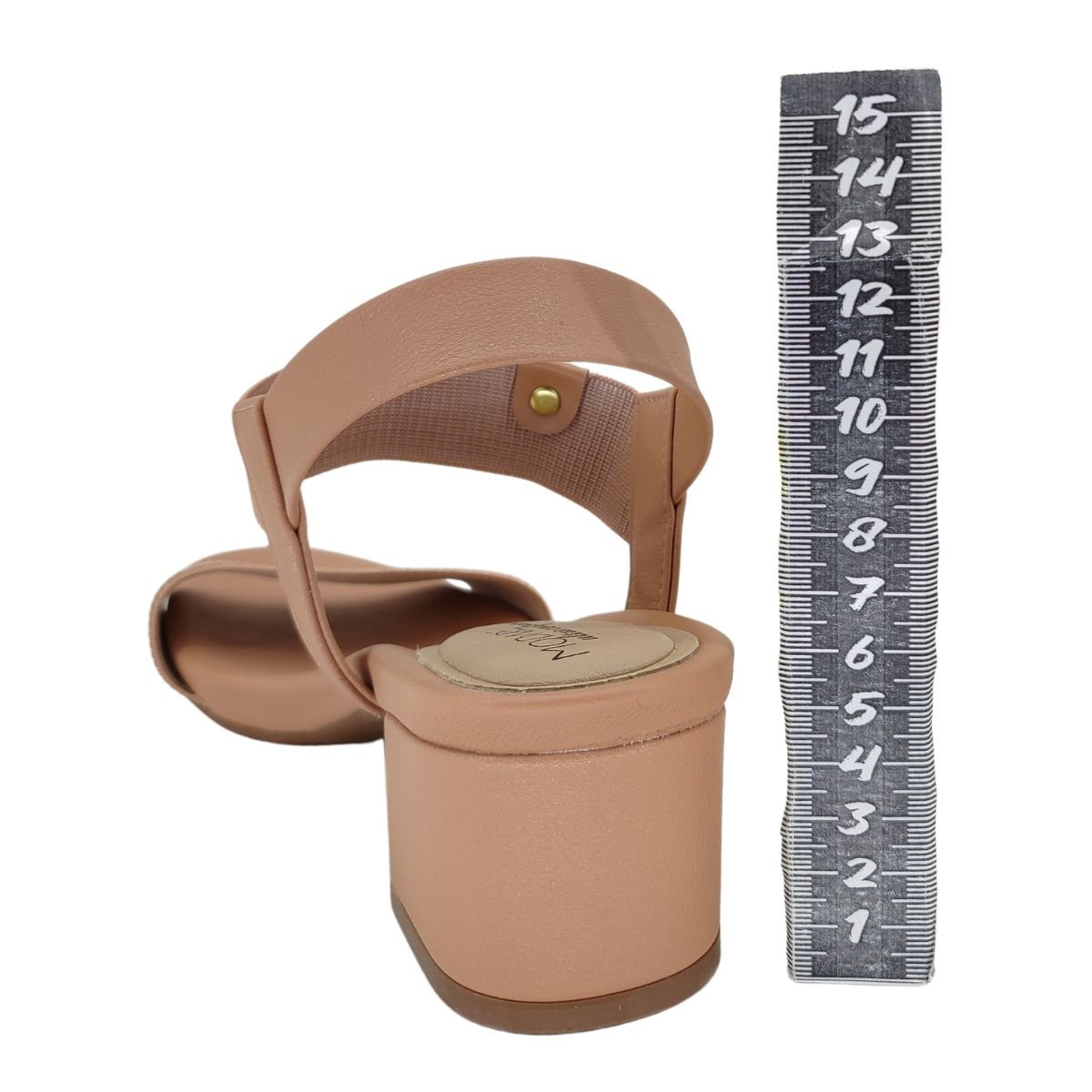 Sandália Modare Salto Bloco 7187100 - Feminino Nude 5