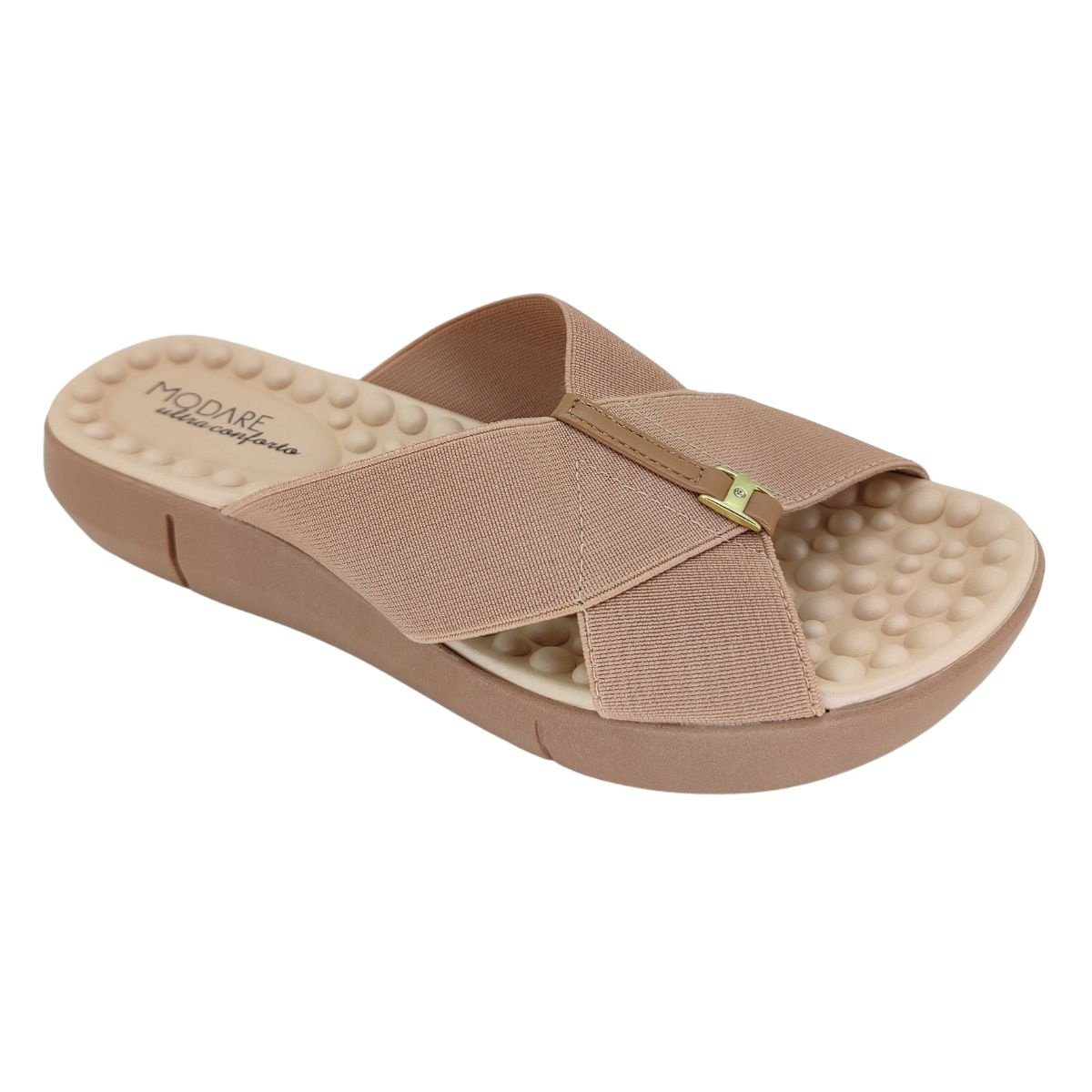 Sandália Modare Elástico 7142101 - Feminino Nude 1