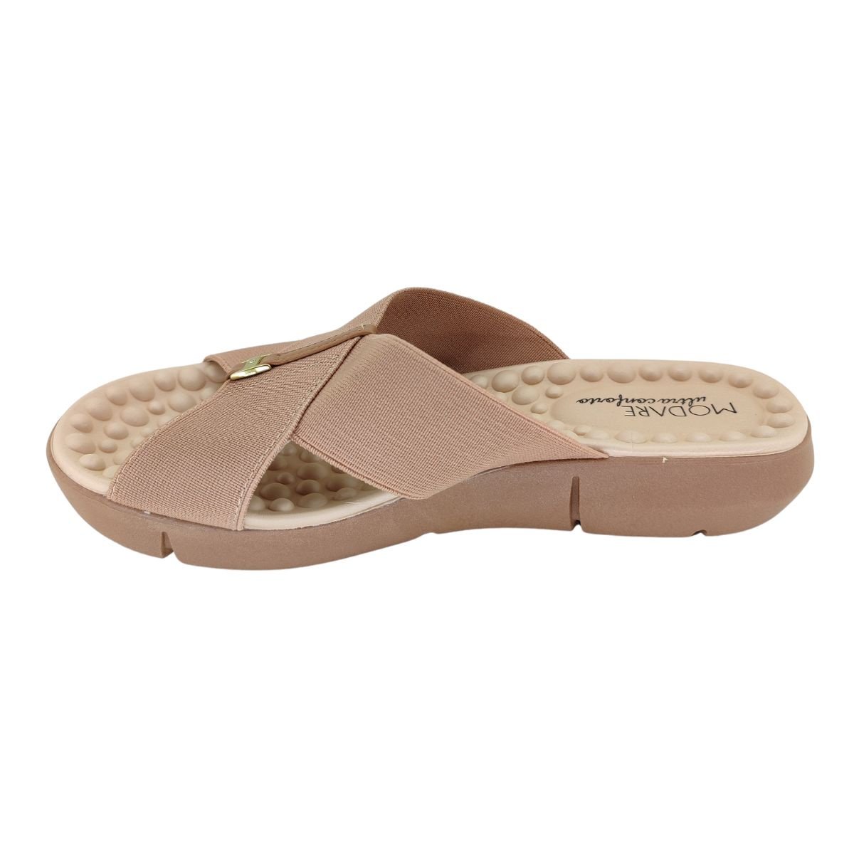 Sandália Modare Elástico 7142101 - Feminino Nude 3