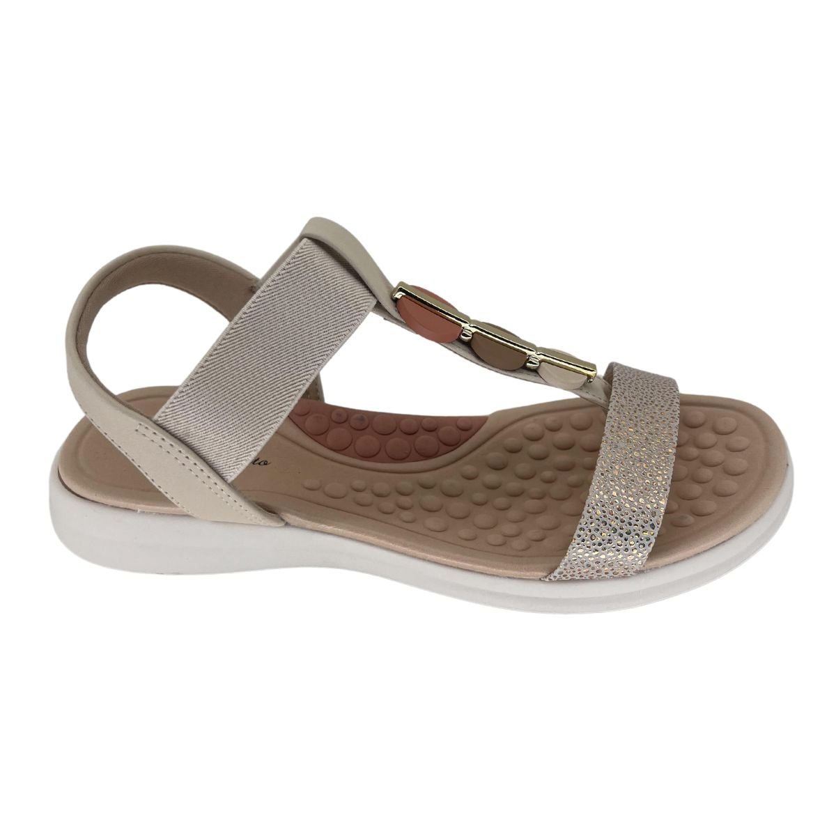 Sandália Modare Elástico 7174109 - Feminino Bege 2