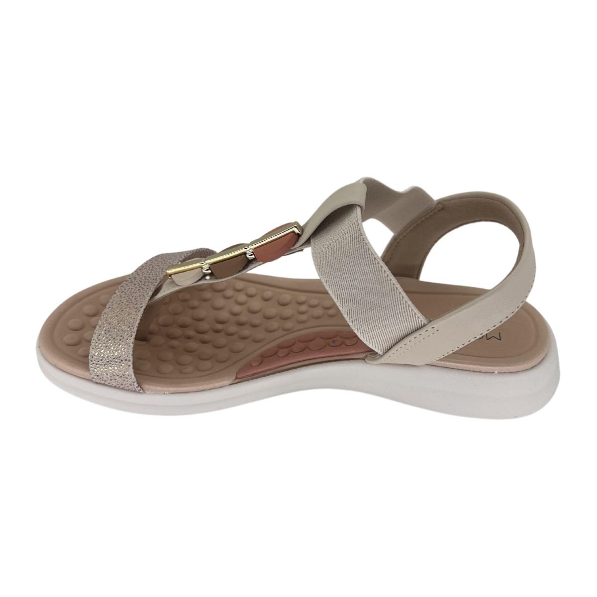 Sandália Modare Elástico 7174109 - Feminino Bege 3