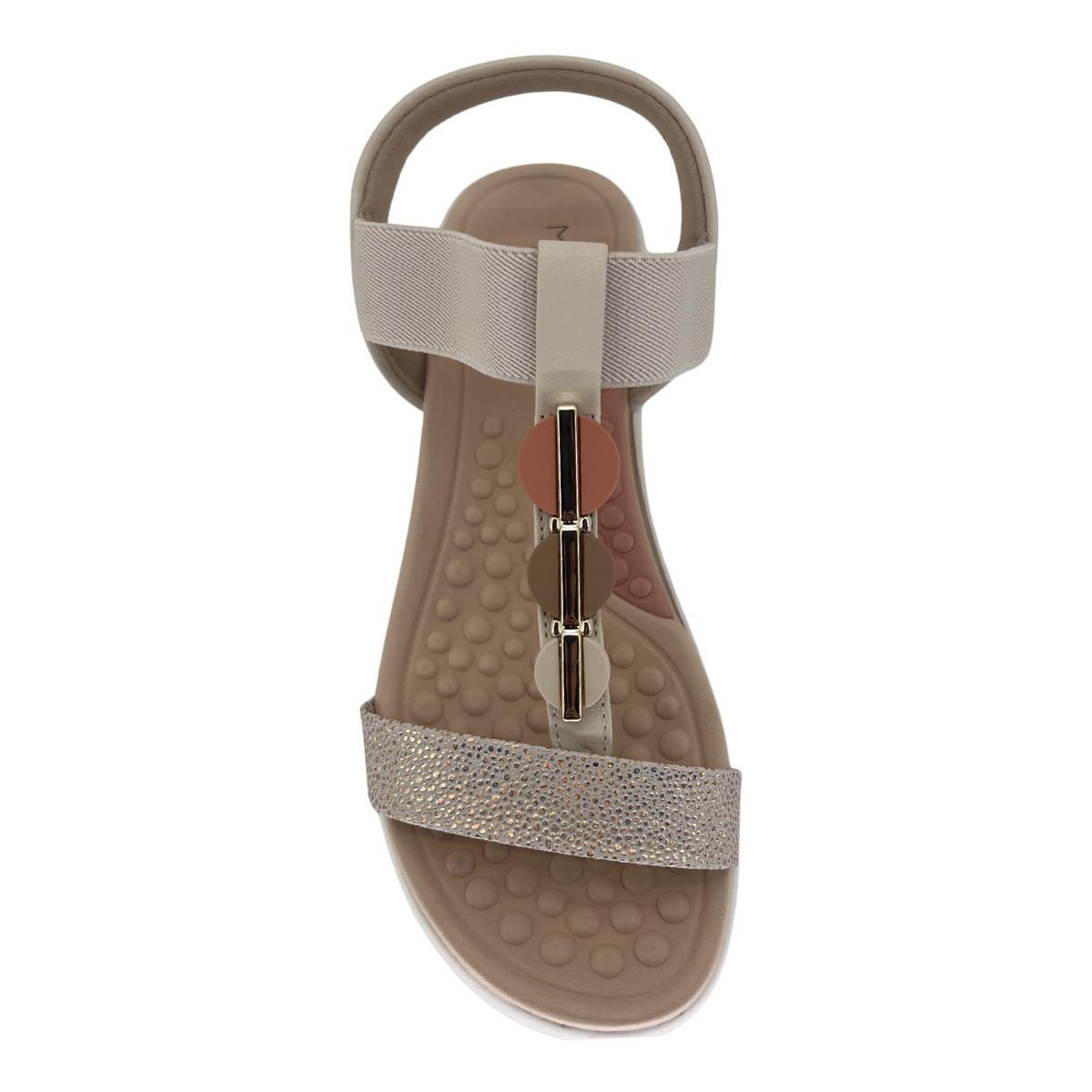 Sandália Modare Elástico 7174109 - Feminino Bege 5