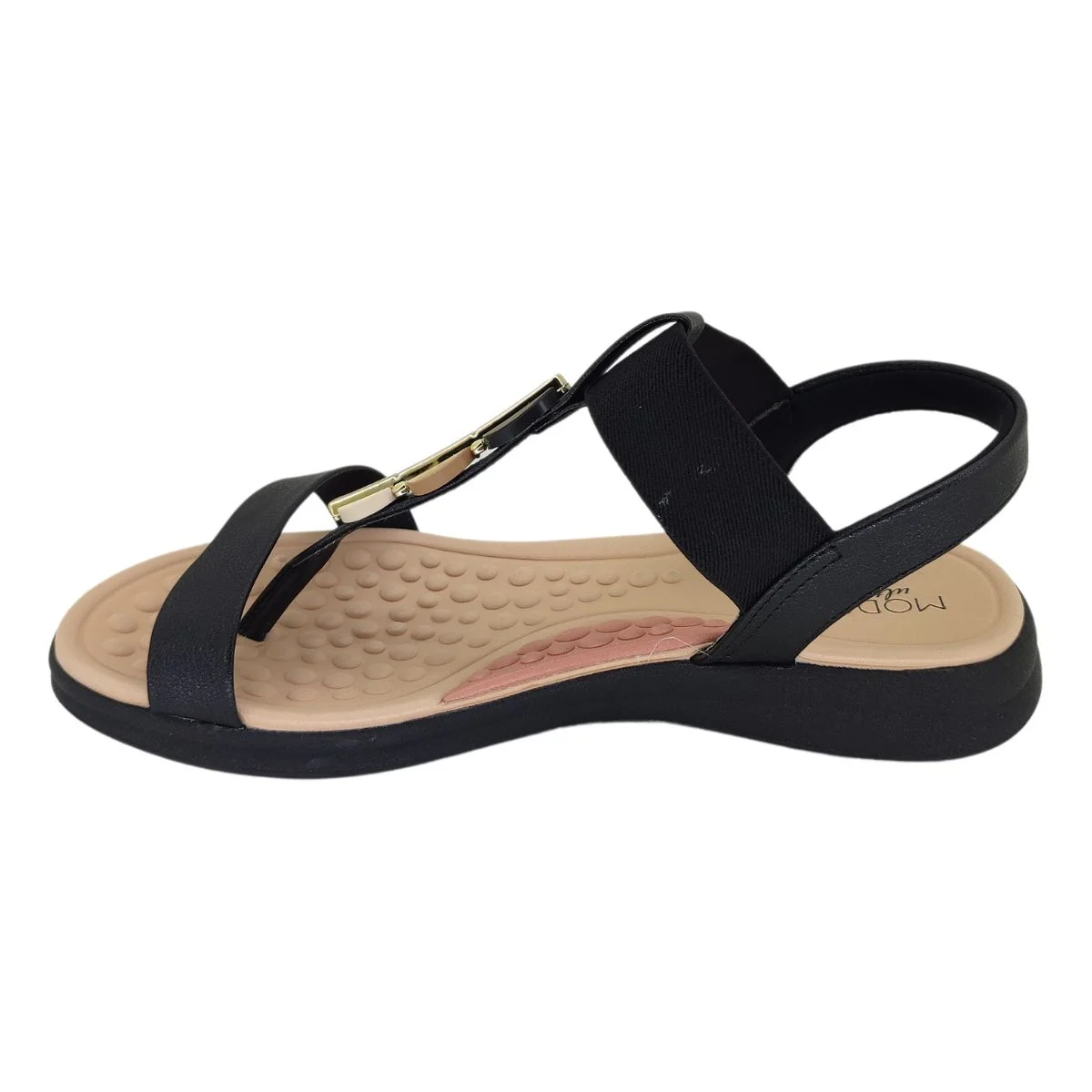 Sandália Modare Elástico 7174109 - Feminino Preto 3