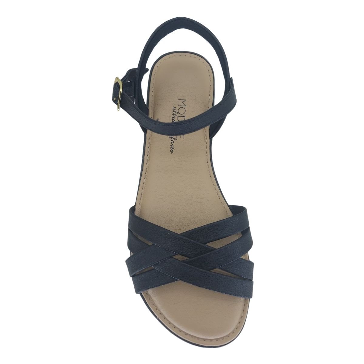 Sandália Modare Tiras Ultraconforto 7141146 - Feminino Preto 4