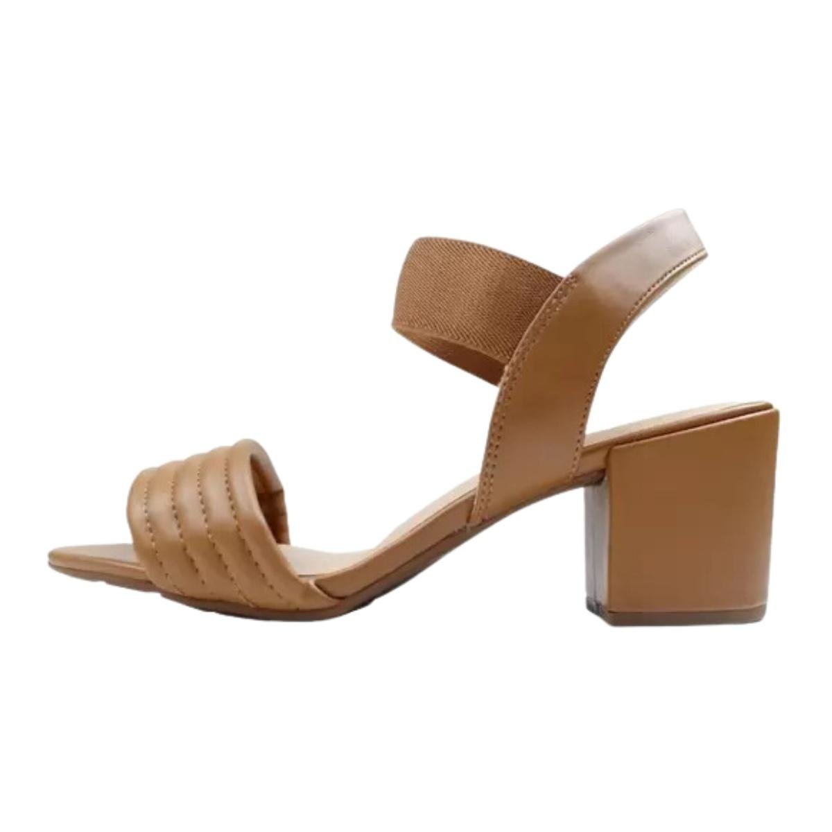 Sandália Modare Salto Baixo Grosso 7109463 - Feminino Marrom 2