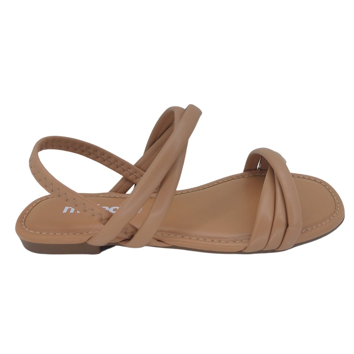 Sandália Rasteira Moleca 5435542 - Feminino Nude 2